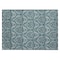 Homeroots 2' X 3' Teal Damask Washable Non Skid Indoor Outdoor Area Rug 563898 - alternate 8