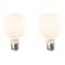 Bulbrite Solana 40-Watt Equivalent 90 CRI G25 Smart WIFI Connected Globe LED Light Bulb, Milky, 2PK 861710 - alternate 1