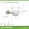 Symmons Dia Metal Toothbrush Holder with Removable Tumbler 353TH-STN - alternate 5