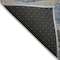 Homeroots 5' X 8' Blue Gray And Charcoal Abstract Washable Indoor Outdoor Area Rug 587573 - alternate 4