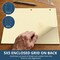 Roaring Spring Case of Engineering Pads, 8.5" x 11", 100 Sheets, 5x5 Grid, Heavy Backing Board, 3-Hole Punched, PK24 95182cs - alternate 5