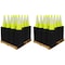 Traffic Kontrol 36in Traffic Safety Cone - 10Lbs - Lime - 6in +4in Hi Intensity Reflective Collars - 522PC, 522PK TKTC-36-10-LM-2C-522 - alternate 1