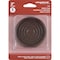 Shepherd Hardware Caster Cup, Round, Rubber, Brown, 3 in L x 3 in W x 1 in H Dimensions 9067 - alternate 2