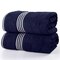 Lavish Home Bath Towels 2PC 100% Cotton Towel Set Extra Large Quick Drying Bath Towels Absorbent Bath Sheets 67-0022-NBS - alternate 1