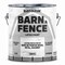 Rust-Oleum Barn & Fence Latex Paint, White, Flat, 1 Gallon 400046 - alternate 1