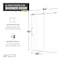 Anzzi Madam Series 76 in. x 50-54 in. Frameless Sliding Shower Door in Polished Chrome, 3/8 in Clear Glass SD-AZ13-03CH - alternate 10