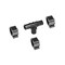 Flair-It PEXLOCK Pipe Tee with Clamp, 3/4 in, Black, 100 psi Pressure 30827 - alternate 5