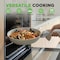 Nutrichef 18-Piece Ceramic Cookware Set with Detachable Handles, Non Stick Pots and Pans, PTFE-Free Natural NCCS18DTHGN - alternate 4