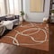 Homeroots 10' X 14' Copper And Ivory Abstract Washable Indoor Outdoor Area Rug 597510 - alternate 8
