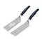 Mr Bar-B-Q Products Mr. BAR-B-Q Griddle Spatula Set, Stainless Steel Blade, Stainless Steel, Plastic Handle, 16.41 in OAL 08836RZ - alternate 1