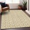 Homeroots 9' X 12' Gold And Beige Ogee Washable Indoor Outdoor Area Rug 601570 - alternate 7