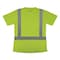 Ergodyne Hi-Vis Shirt, 2XL, Lime, Short Sleeve 22076 - alternate 8