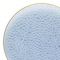 Smarty Had A Party 7.5" Clear Blue with Gold Rim Hammered Glass Disposable Plastic Appetizer/Salad Plates, 120PK 8867-BG-CASE - alternate 7