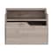 Homeroots 13" Gray Wood One Drawer Floating Nightstand 543704 - alternate 1