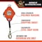 Malta Dynamics Warthog Self-Retracting Lifeline, 50 ft Length, 310 lb Weight Capacity C7002-G2 - alternate 7