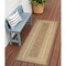 Homeroots 6' Natural Geometric Indoor Outdoor Runner Rug 572589 - alternate 7