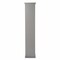 Homeroots Gray Cornice Molding Curio with Glass Door 401665 - alternate 6
