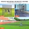 Vevor 70FT Softball Baseball Cage Netting Heavy Duty PE Pitching Batting Net YC-DJL-70*12*14ft - alternate 7