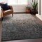 Homeroots 5' X 8' Khaki And Dark Gray Ombre Washable Indoor Outdoor Area Rug 602876 - alternate 9