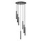 Z-Lite Forest 7 Light Chandelier, Matte Black, 18 In W x 12 In H 919MP12-7R-MB-LED - alternate 4