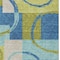 Homeroots 9' X 12' Denim Blue And Lime Green Geometric Washable Indoor Outdoor Area Rug 612579 - alternate 9