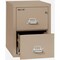 Fireking 2 Drawer, 1 Hr Fire & impact rated, 25" depth Letter Taupe 2-1825-CTA - alternate 4