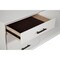 Homeroots 64in White Mahogany Solid Wood Enclosed and Open Storage TV Stand 404263 - alternate 5