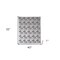 Homeroots Grey Lots Of Zebras Woven Knitted Baby Blanket 383161 - alternate 7