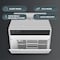 Tcl 10, 000 BTU, Smart Window Air Conditioner, Digital, Remote Included - White T10WV9S - alternate 9