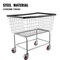 Vevor Wire Laundry Cart Wire Laundry Basket 4.5 Bushel Heavy Duty w/ 5'' Wheels FW-6913A - alternate 8