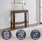 Alaterre Furniture Fluted Solid Wood Console Table 36 in Modern Entryway Table with Storage Shelf AFTBL-027 - alternate 8