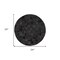 Homeroots Into the Abyss II 24" X 24" Dark Brown Geometric Wood Circle Hanging Dimensional Sculpture 608656 - alternate 4
