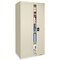 Sandusky Lee Shelving Storage Cabinet, 72 in H, 36 in W, 18 in D, Swing, Keyed, Putty, 4 Shelves, 0 Drawers EA4R361872-07 - alternate 6