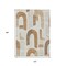 Homeroots 10' X 14' Ivory Khaki And Beige Geometric Washable Indoor Outdoor Area Rug 618105 - alternate 8