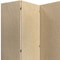 Homeroots 71" Beige Folding Three Panel Screen Room Divider 370415 - alternate 4