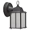 Boston Harbor Boston Harbor 0038-WD-BK Wall Lantern, 6.65 W Lamp, LED Lamp 0038-WD-BK - alternate 1
