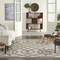 Homeroots 7' X 10' Cream And Gray Trellis Indoor Outdoor Area Rug 550823 - alternate 7