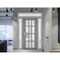 Vdomdoors Front Exterior Prehung FiberGlass Door Frosted Glass / Manux 8312 Grey Ash / 2 Sidelight and Transo MANUX8312EXD-SS-W14+36+14 x H80+14-LH - alternate 3