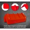 Mytee Products Red Corner Protector V Shaped Edge Guard 8in x 8in x 24in Inches PCPVB24R - alternate 8