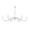 Z-Lite Toussant  Brushed Nickel 6 Light Chandelier 6103-63BN - alternate 5