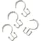 Zenith Zenna Home Chrome Double Roller Shower Curtain Hook, 12 Count 96SS - alternate 1