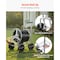 Vevor Hose Reel Cart 250ft. Heavy Duty Garden Water Yard Planting w/ Basket ALQ-250 - alternate 7