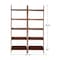 International Concepts Lean To Shelf Units with 5 Shelves, Set of 2 Pieces, Espresso K-SH581-2660-2 - alternate 4