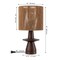 Jonathan Y Rickie 19" Bohemian Coastal Sculptural Resin w/Hand-Woven Paper Rope Drum Shade LED Table Lamp, , 2PK JYL5509B-SET2 - alternate 7