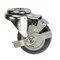 Service Caster 3 Inch Thermoplastic Rubber Wheel Swivel Bolt Hole Caster with Brake SCC SCC-BH20S314-TPRB-TLB - alternate 1