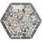 Daltile Pebble Oasis Natural Stone Framed Hexagon Pebble Mosaic 11in x 10in in Tumbled Coastal, 17PK PB46FRMHXPBMSTM - alternate 6