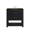James Martin Vanities Lucian 36" Single Vanity, Carbon Oak, w/ 3 CM Phantome Eclos Widespread Top D704-V36-CBO-WPHT - alternate 1