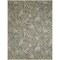 Homeroots 9' X 12' Ivory And Green Palm Leaf Indoor Outdoor Area Rug 551427 - alternate 1