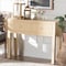 Bali & Pari Noah Grasscloth Console Table, Light Brown 265-14542-ZORO - alternate 10