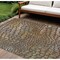 Homeroots 10' X 14' Copper Gold And Brown Abstract Washable Indoor Outdoor Area Rug 596817 - alternate 1